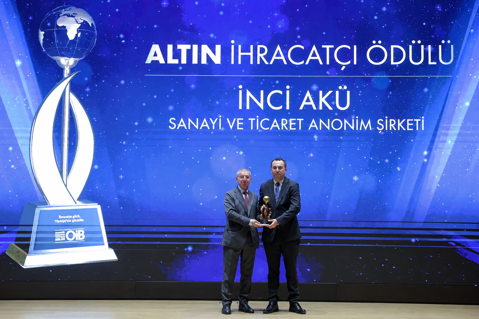 İnci Akü Otomotiv İhracatında Zirveden İnmeyen Başarısını Taçlandırdı