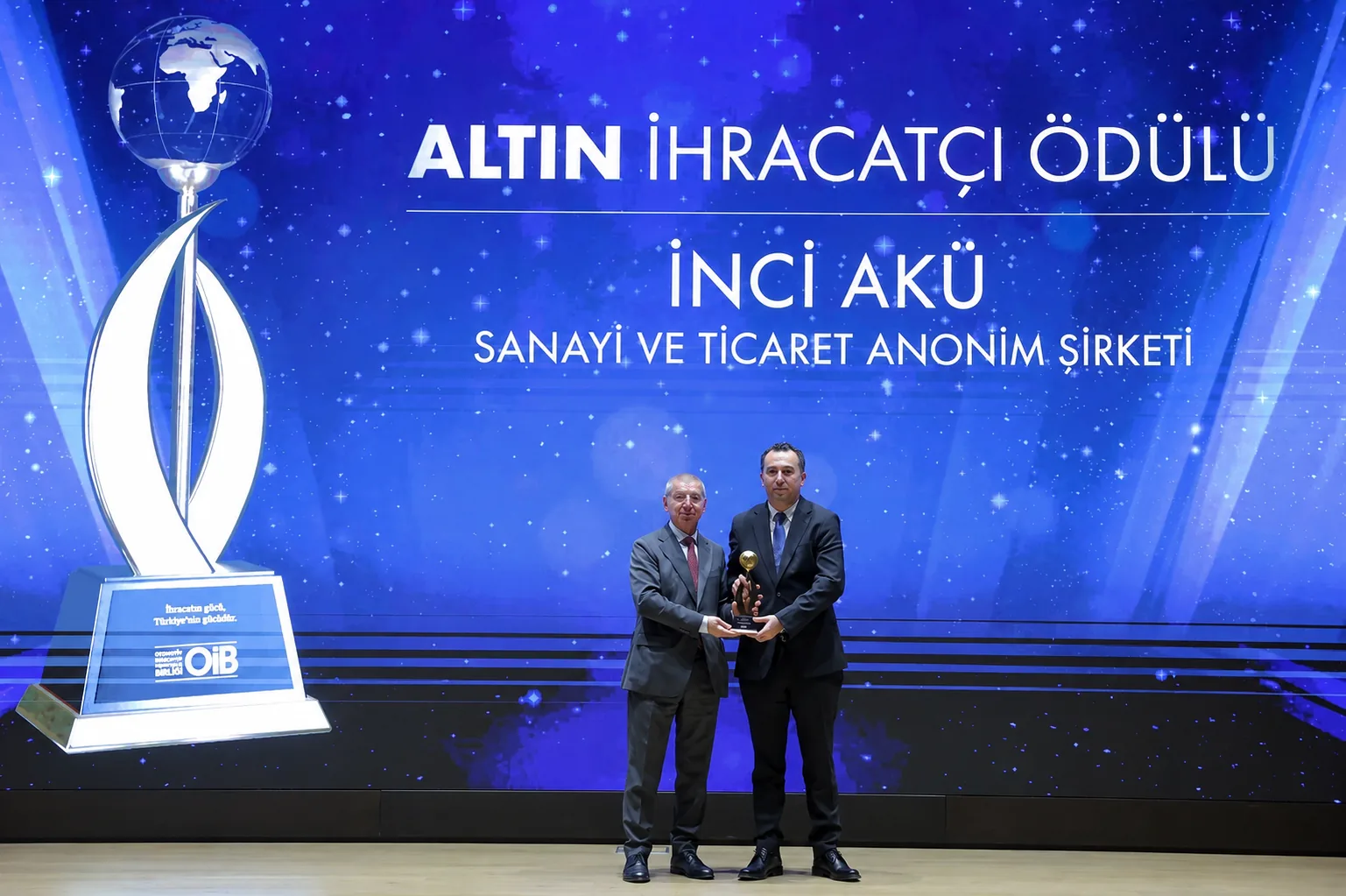 İnci Akü Otomotiv İhracatında Zirveden İnmeyen Başarısını Taçlandırdı