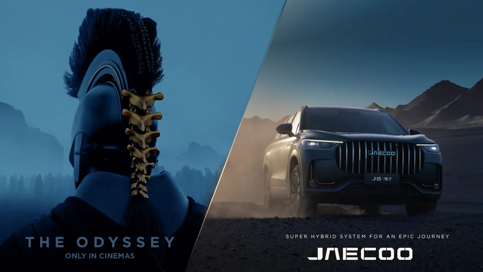JAECOO, Christopher Nolan'ın 'The Odyssey' Filmiyle Güç Birliği Yaptı