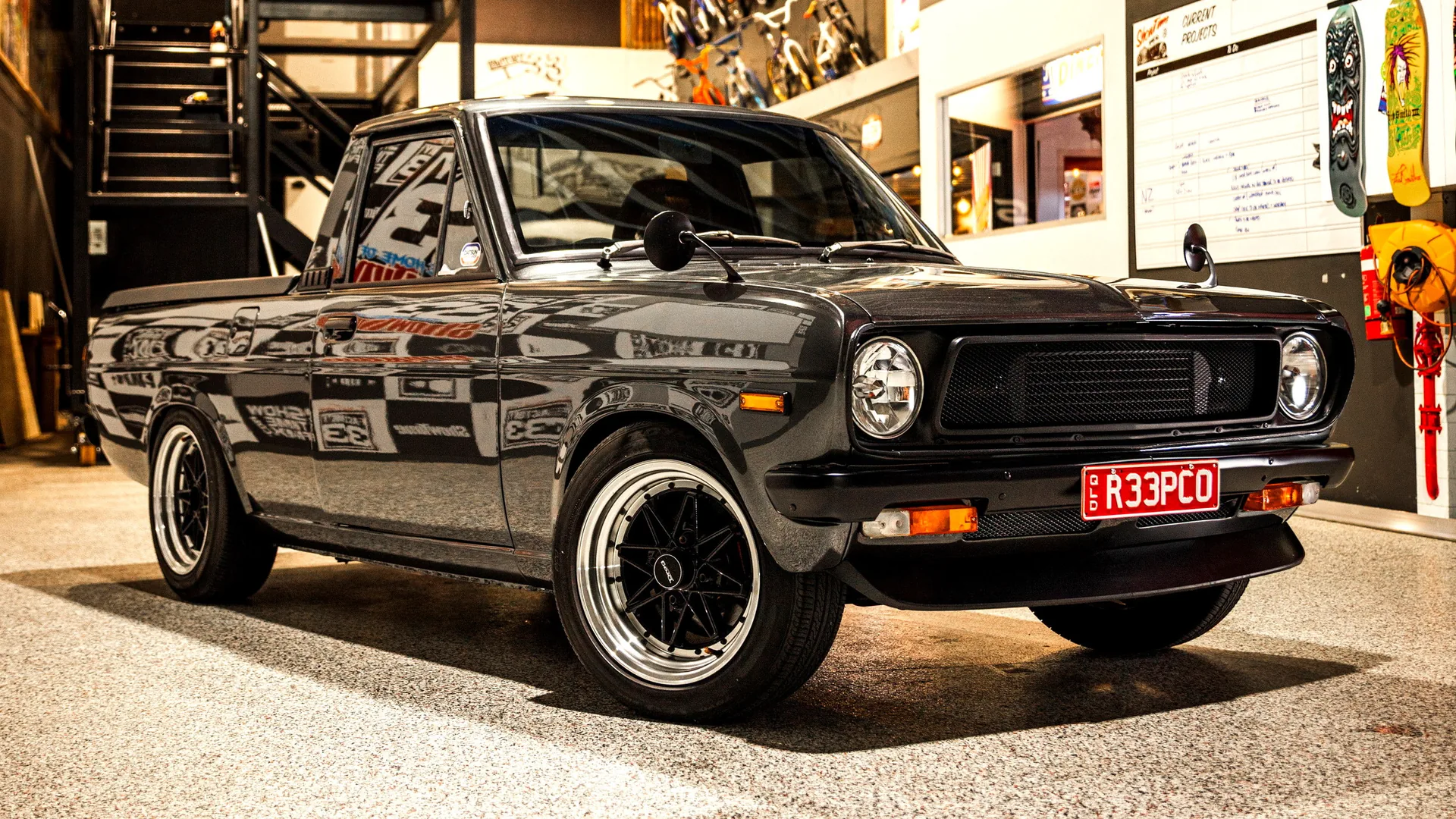 Uyuyan Dev Uyandı: Nissan Turbo Motorlu Datsun 1200 Pickup Restomod